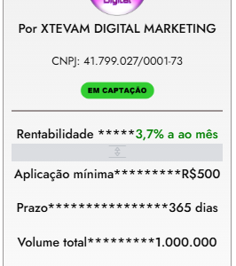 Investimento Tokens Xtevam 01